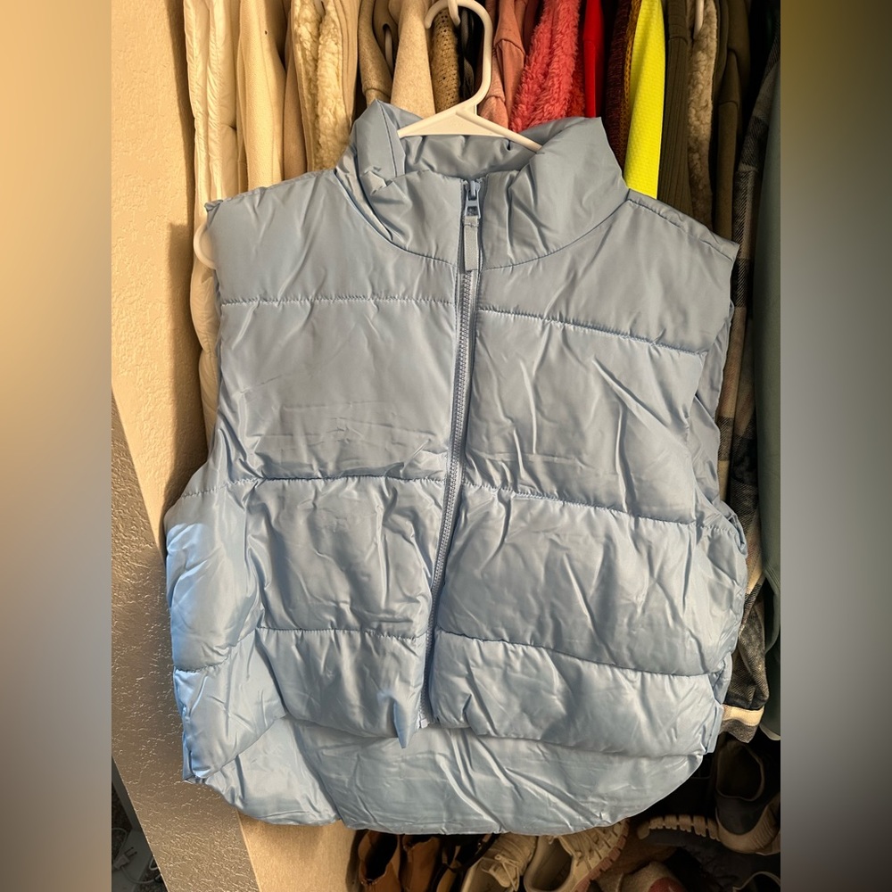 Blue Puffer Vest
